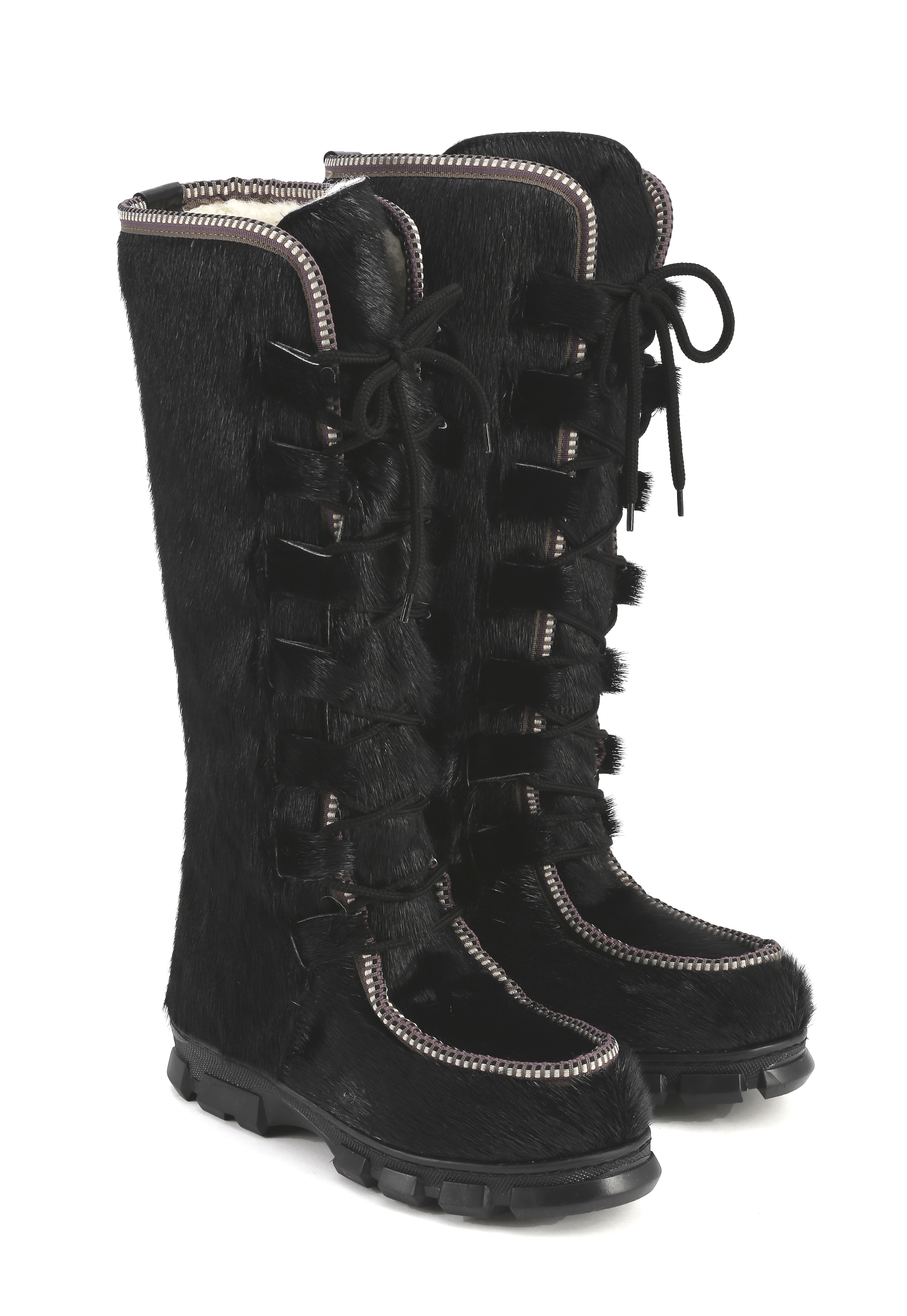 Обувь зимняя, EthnoBoot, black, large, size 36