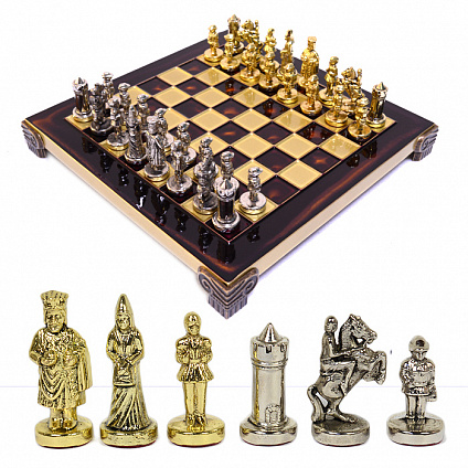 Шахматы Византийская империя с металлическими фигурами, 265*265